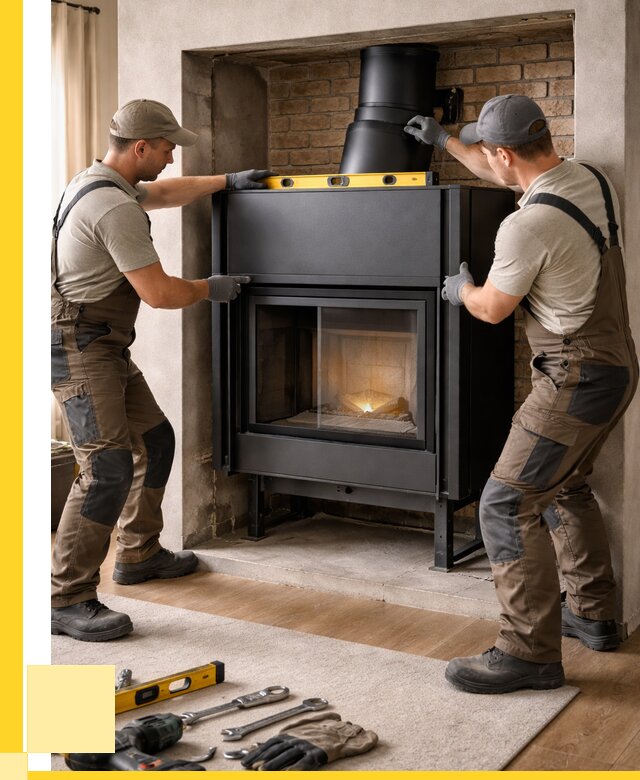 Установка каминных топок в Новоуральске под ключ от 18374 р. | ЭриданНву