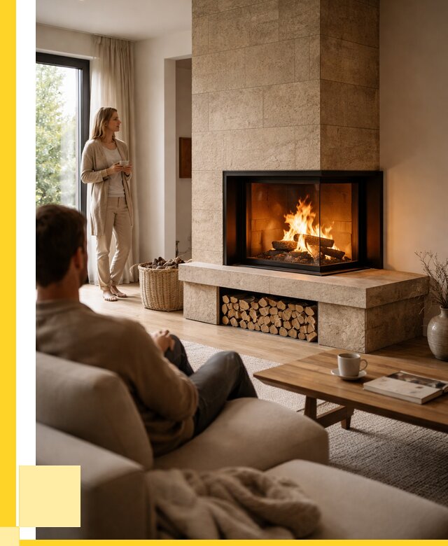 Угловые камины из кирпича установка в Новоуральске от 153120 р. ЭриданНву