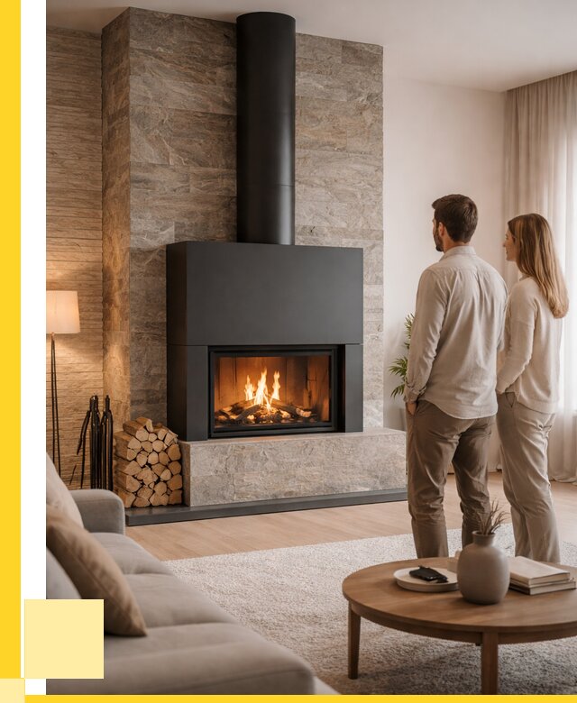 Закрытые камины под ключ в Новоуральске от 122496 р., ЭриданНву