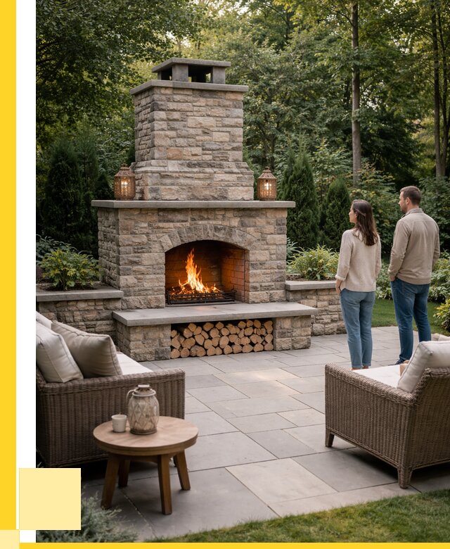 Уличные камины из кирпича в Новоуральске от 153120 р. | ЭриданНву