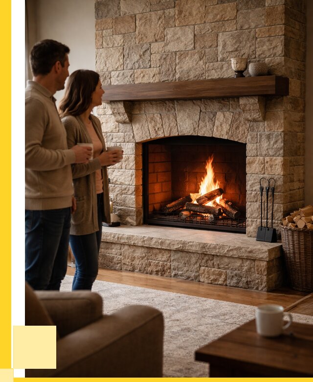 Каменные камины на заказ в Новоуральске от 183744 р. | ЭриданНву