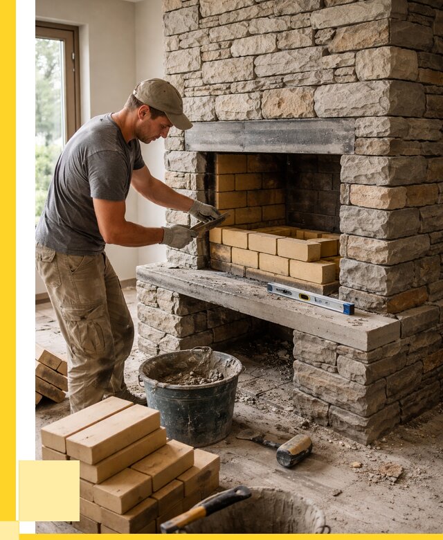 Кладка каминов и камина в Новоуральске от 25520 р. ЭриданНву