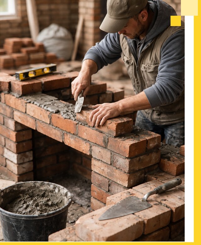 Кладка каминов под ключ в Новоуральске профессиональная отделка и монтаж