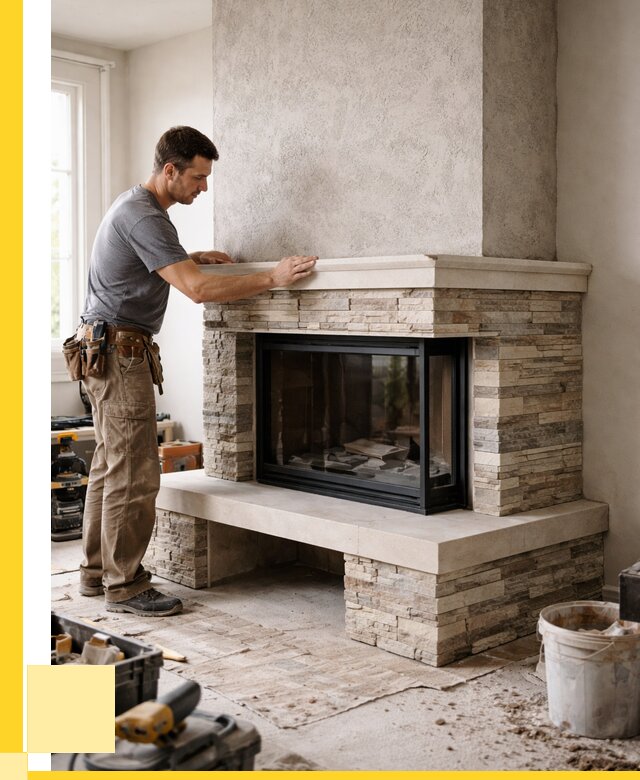 Изготовление каминов под ключ в Новоуральске от 153120 р. | ЭриданНву