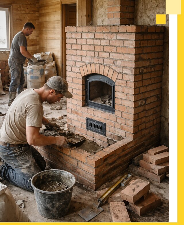 Профессиональное строительство печей в Новоуральске под ключ