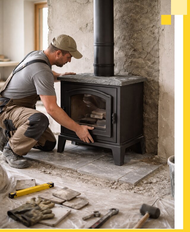 Профессиональный монтаж печей и каминов в Новоуральске под ключ