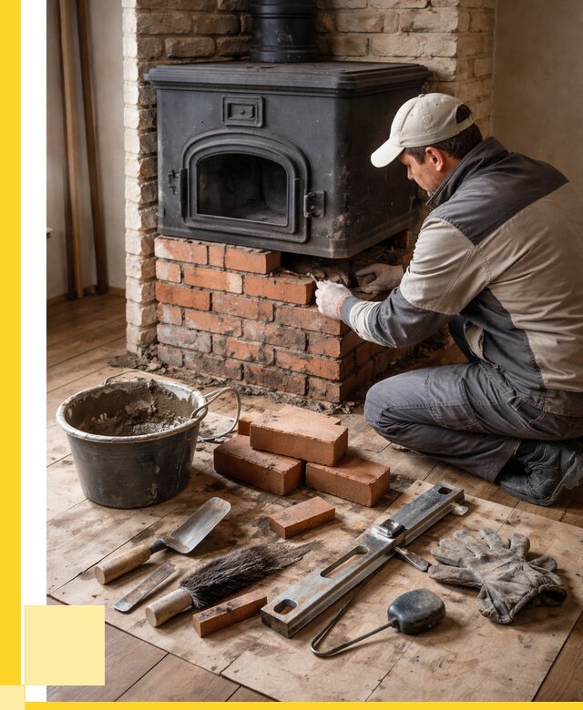 Ремонт печей в Новоуральске от 12250 р., услуги печника ЭриданНву