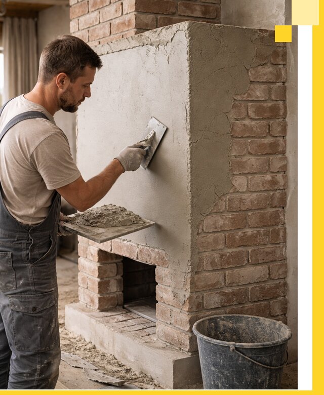 Отделка печей и облицовка каминов в Новоуральске под ключ