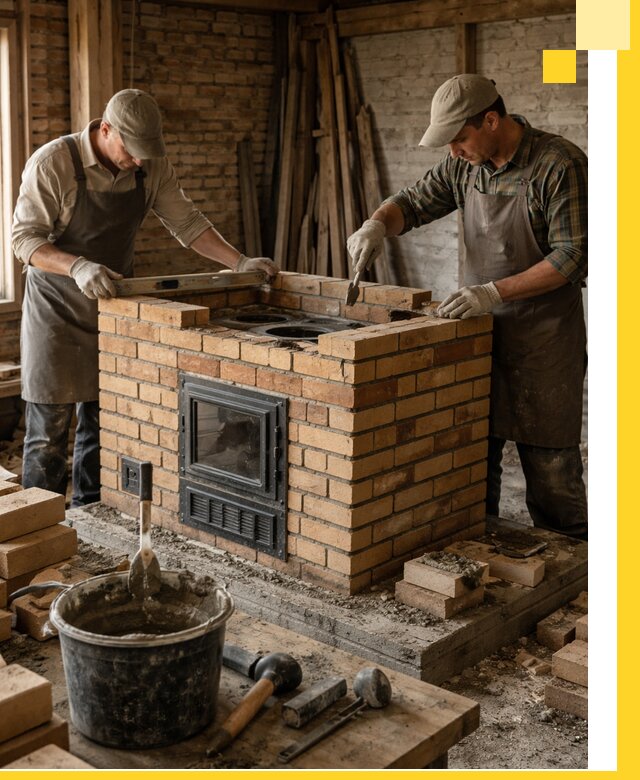 Изготовление и установка варочных печей под ключ в Новоуральске