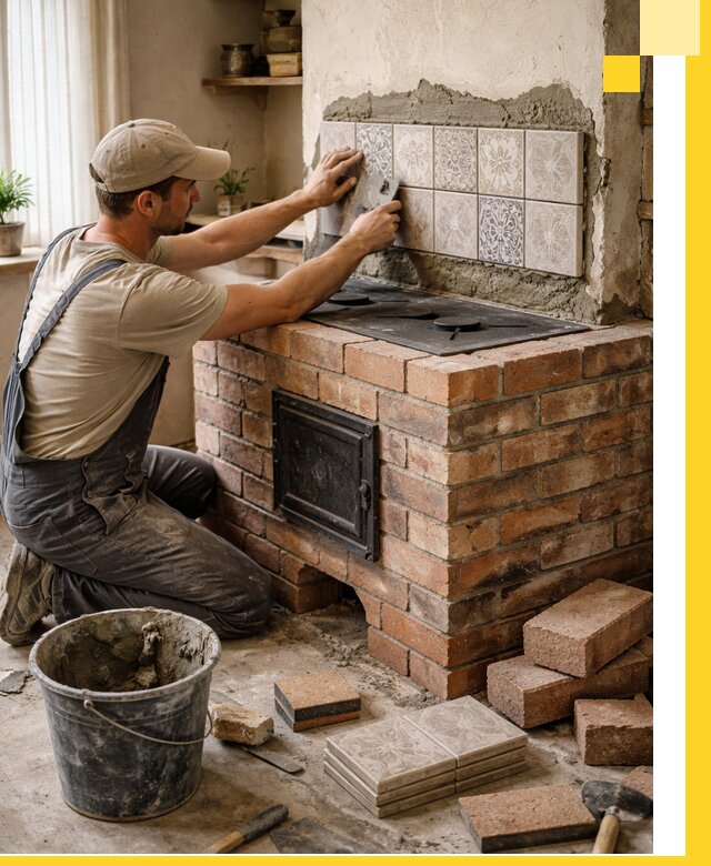 Печи с плитой на заказ монтаж гарантия и сервис в Новоуральске