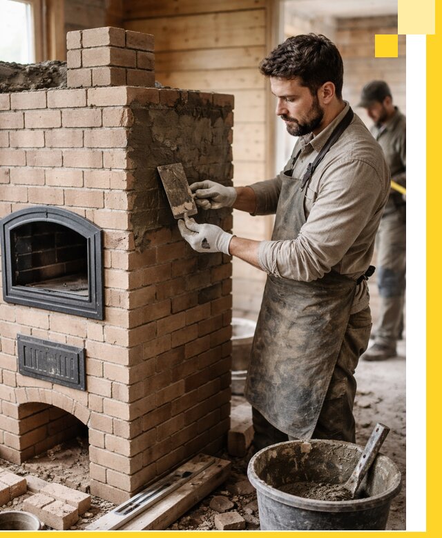 Изготовление и установка печей-шведок под ключ в Новоуральске