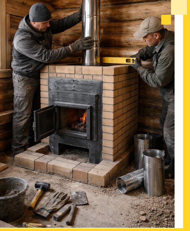 Проектирование, изготовление и установка банных печей в Новоуральске