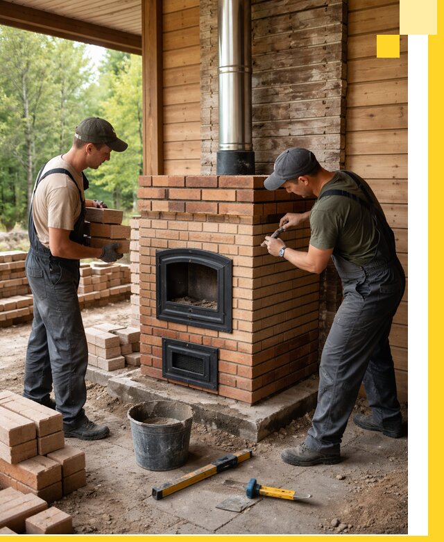 Производство и установка дачных печей под ключ в Новоуральске
