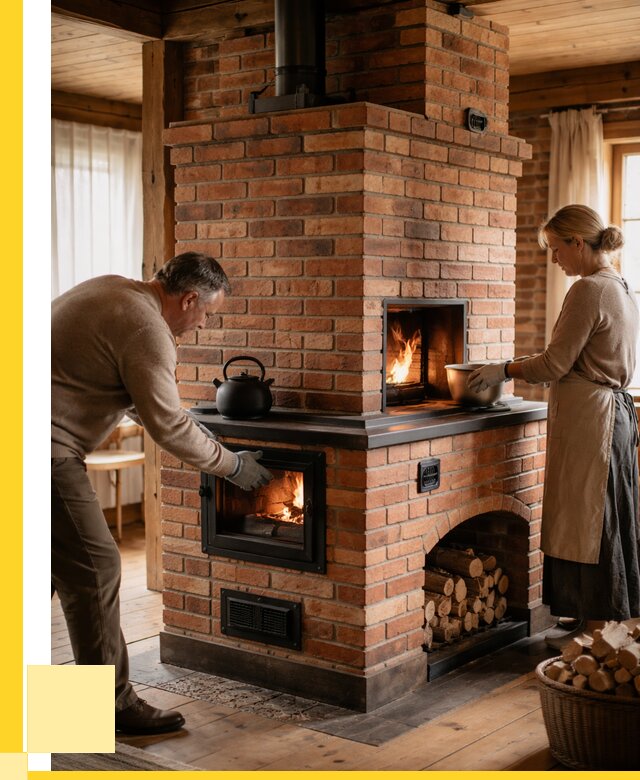 Печи для загородного дома под ключ в Новоуральске от 81664 р. | ЭриданНву