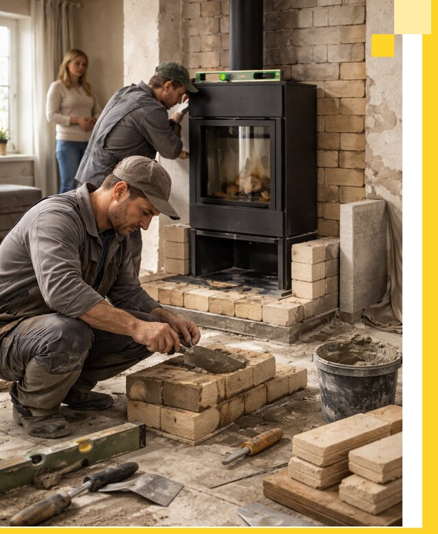 Печи и камины под ключ: проект, установка в Новоуральске