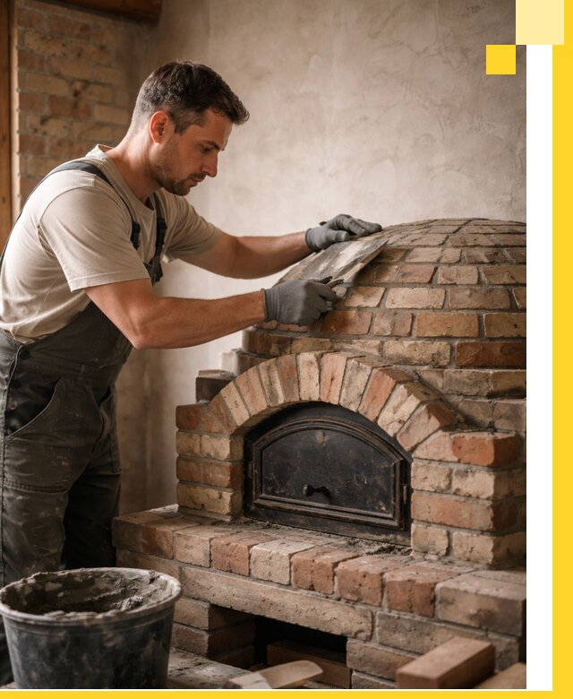 Изготовление и монтаж помпейских печей на заказ в Новоуральске