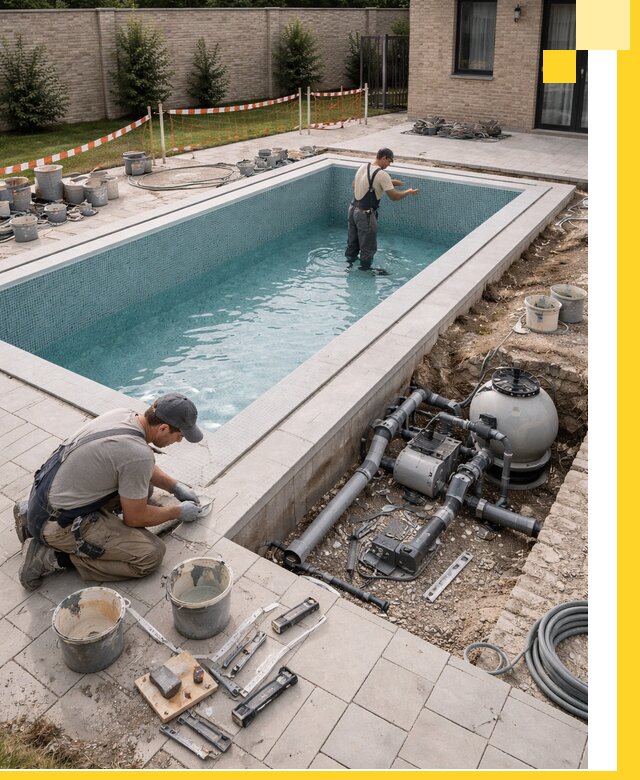 Строительство бассейнов под ключ в Новоуральске: проекты и монтаж