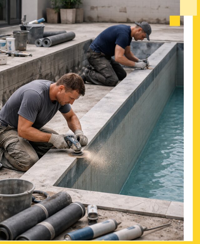 Профессиональный ремонт бассейнов под ключ в Новоуральске