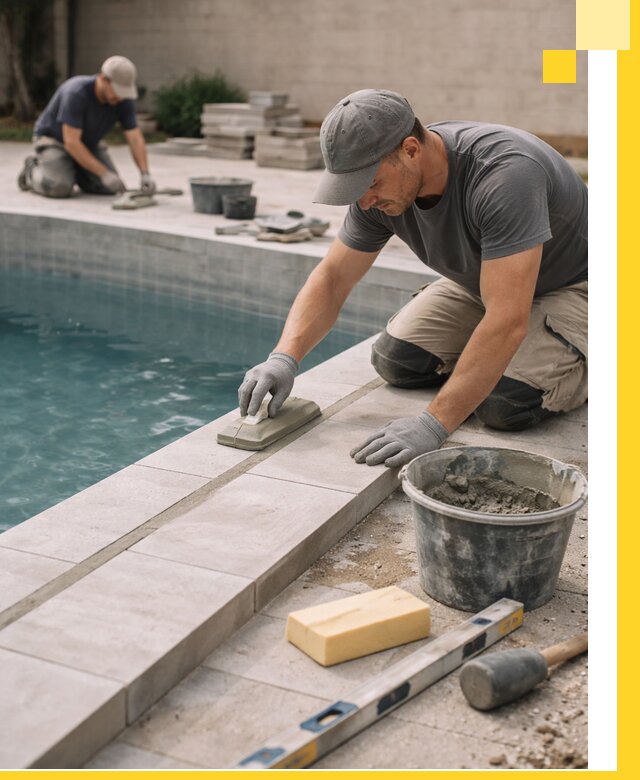 Отделка бассейнов в Новоуральске: декоративная отделка и гидроизоляция