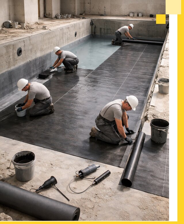 Профессиональная гидроизоляция бассейнов и чаш в Новоуральске под ключ