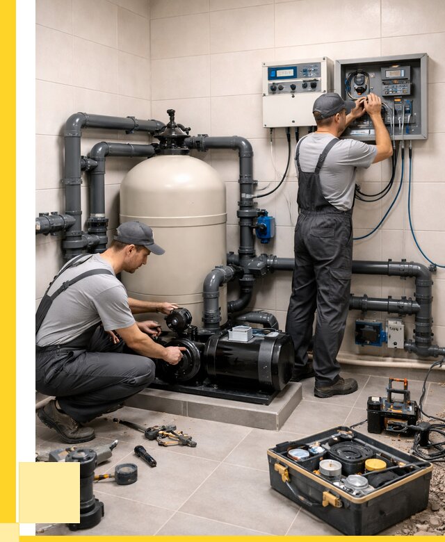 Монтаж оборудования для бассейнов в Новоуральске от 40832 р. | ЭриданНву