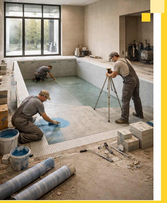 Проект и строительство закрытых бассейнов в Новоуральске под ключ