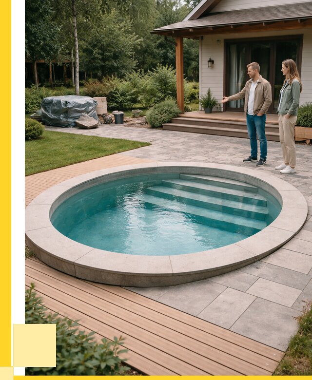 Бассейн на даче под ключ в Новоуральске от 204160 р., ЭриданНву