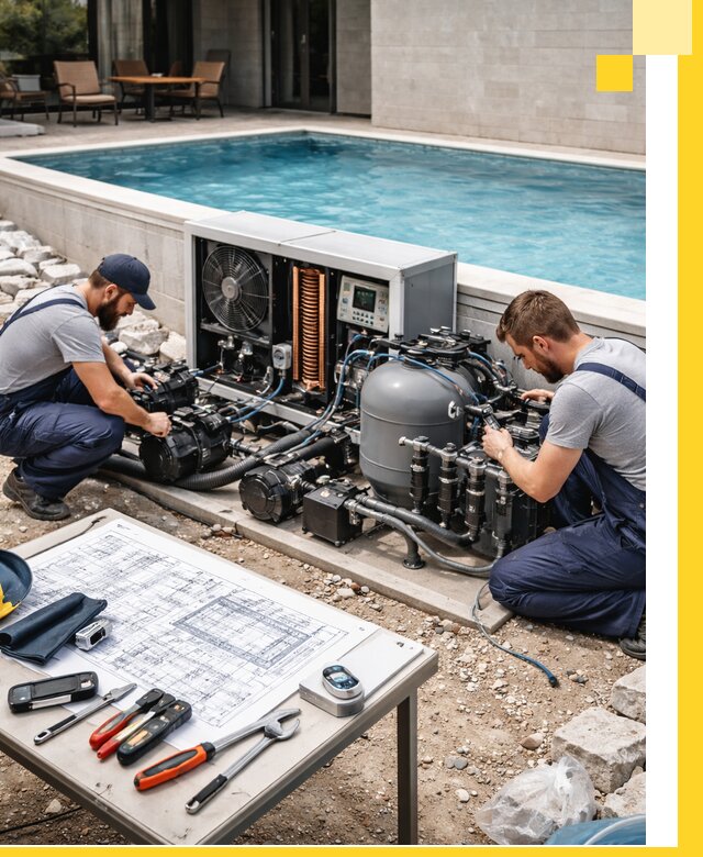 Проектирование и монтаж бассейнов с подогревом в Новоуральске