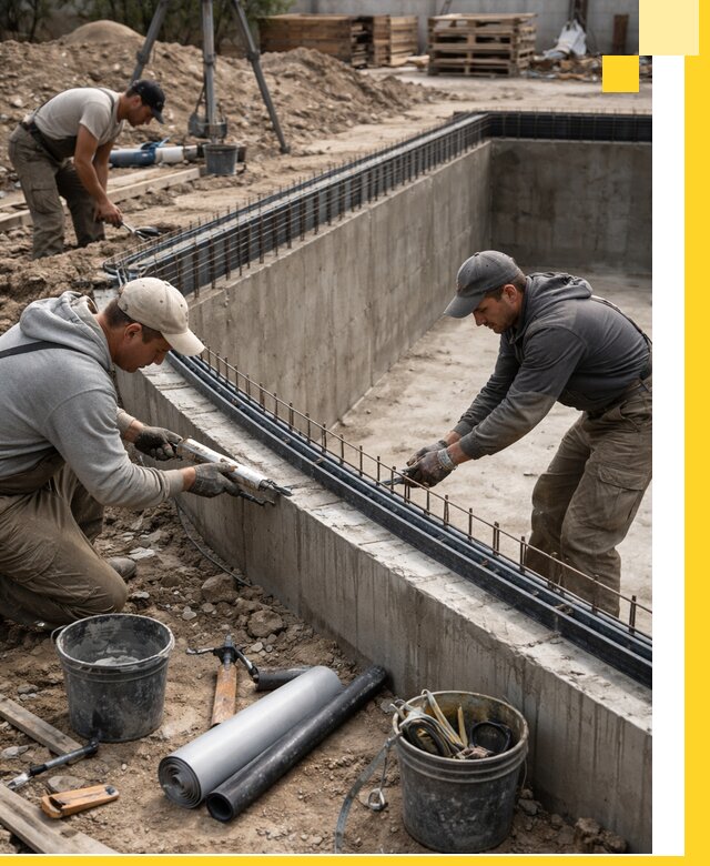 Качественный монтаж чаши бассейна в Новоуральске под ключ с гарантией