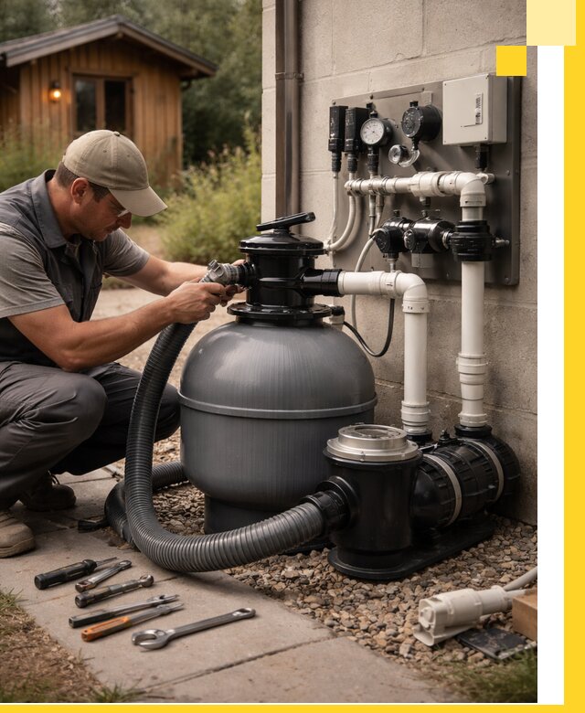 Продажа и монтаж фильтров и насосов для бассейнов в Новоуральске