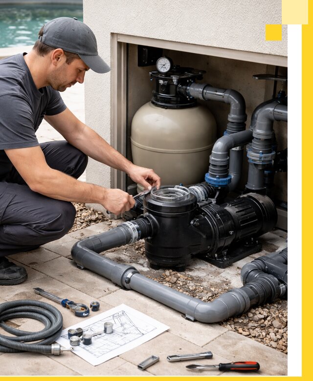 Поставка, монтаж и сервис насосов для бассейнов в Новоуральске