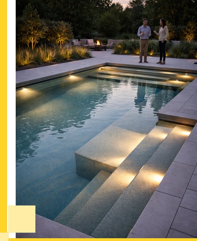 Освещение бассейнов в Новоуральске под ключ от 25520 р. | ЭриданНву