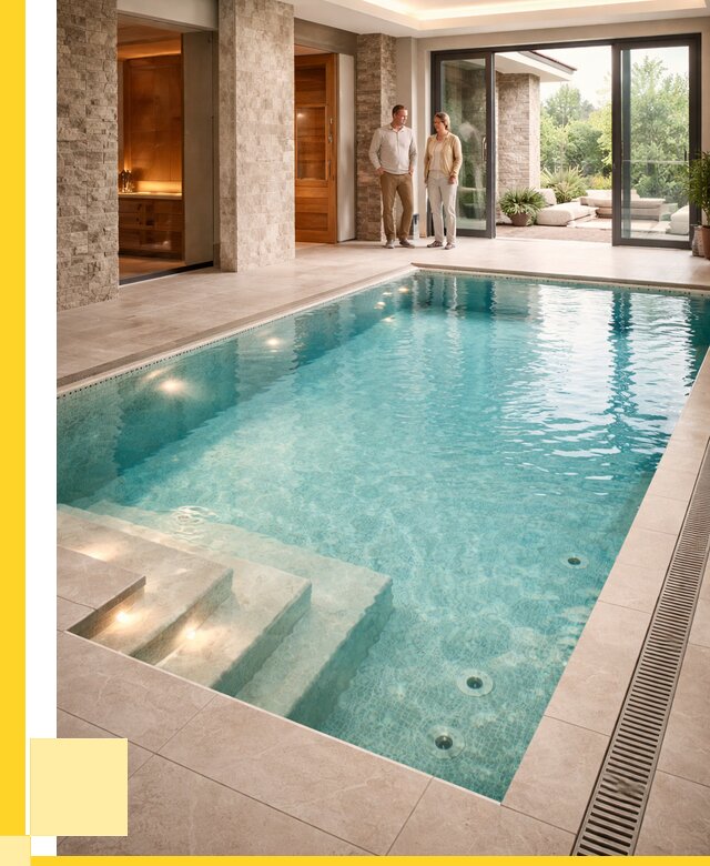 Бассейн во дворе в Новоуральске: проект, отделка от 1224960 р. | ЭриданНву