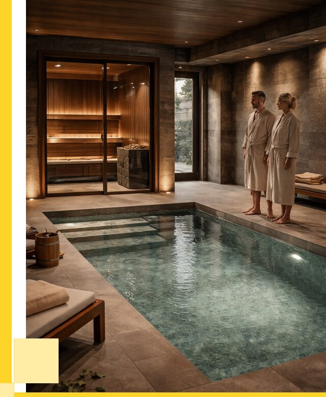 Сауна с большим бассейном в Новоуральске от 1224960 р. ЭриданНву