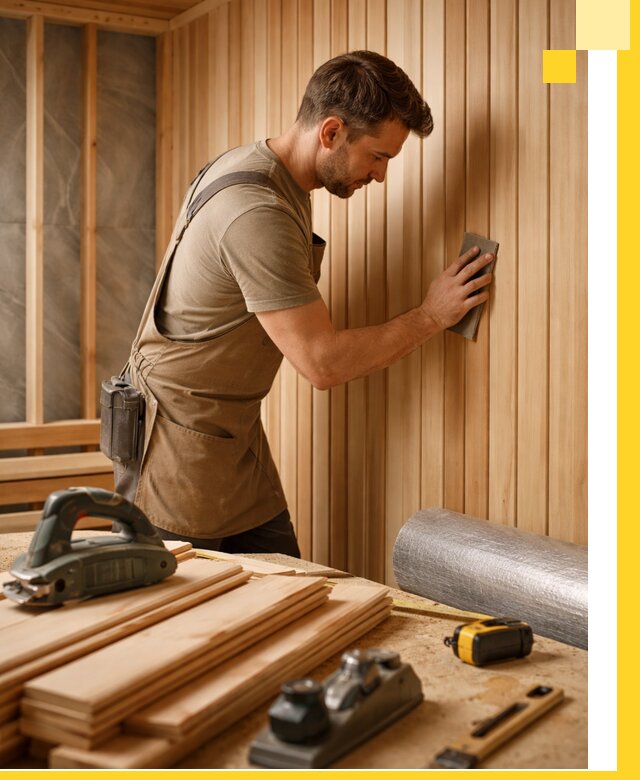 Профессиональная отделка саун и парных под ключ в Новоуральске