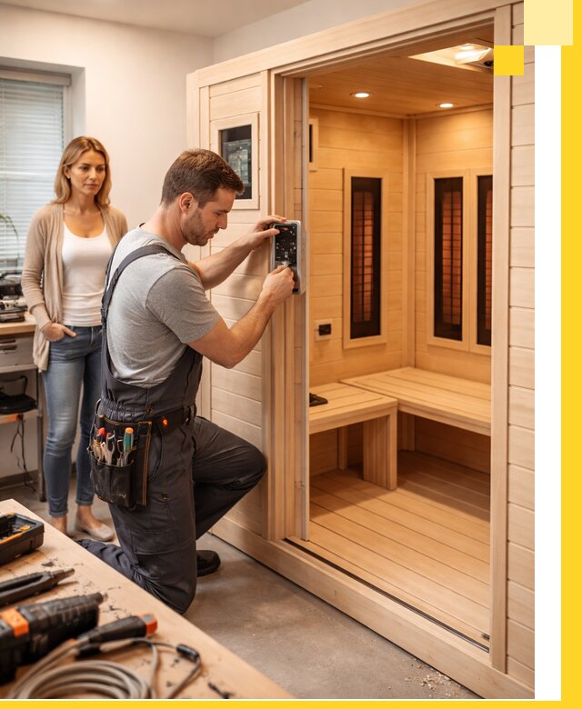 Инфракрасные сауны под ключ в Новоуральске продажа и установка