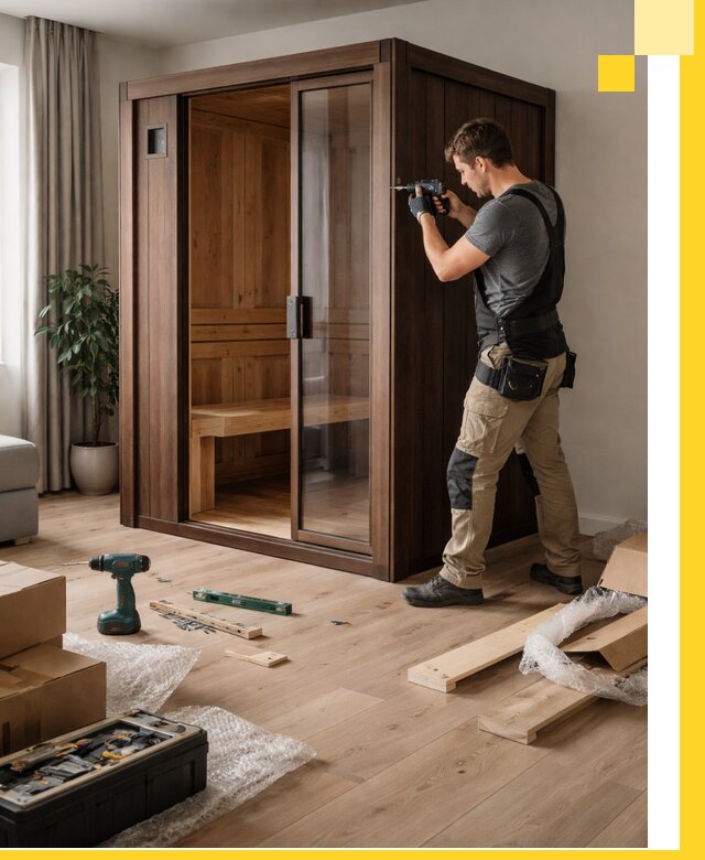 Установка и производство мини саун под ключ в Новоуральске