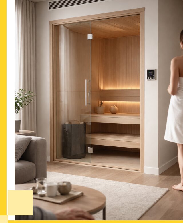 Сауна в квартире под ключ в Новоуральске от 122496 р. ЭриданНву