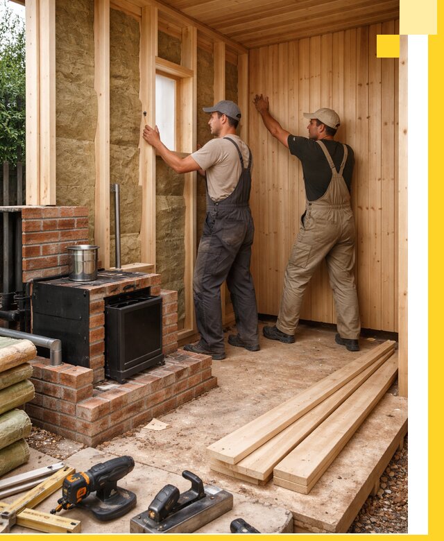 Строительство и установка дачных саун под ключ в Новоуральске