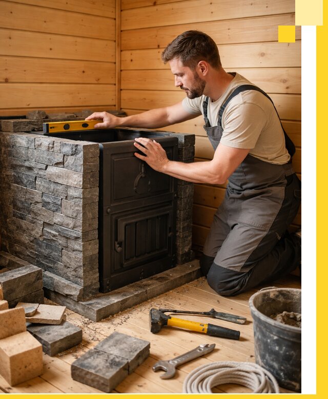 Производство и установка печей для саун под ключ в Новоуральске