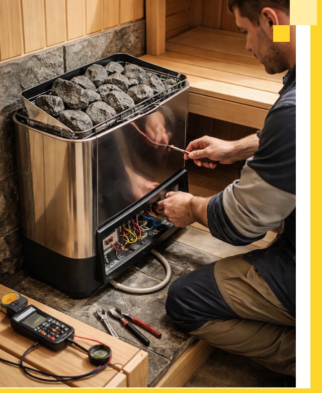 Продажа и установка электрокаменок для саун в Новоуральске