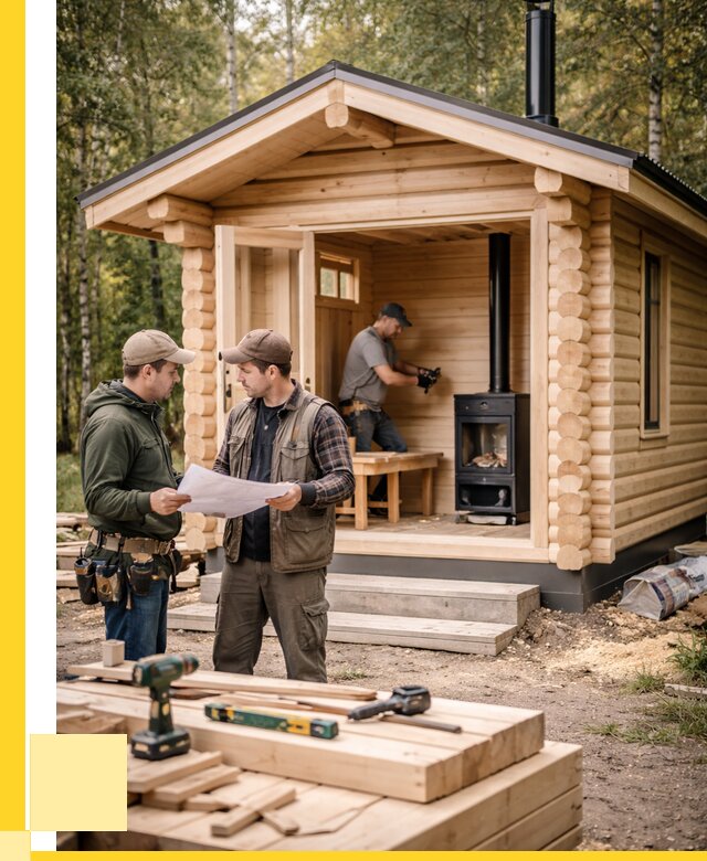 Монтаж бань под ключ в Новоуральске — от 204160 р. | ЭриданНву