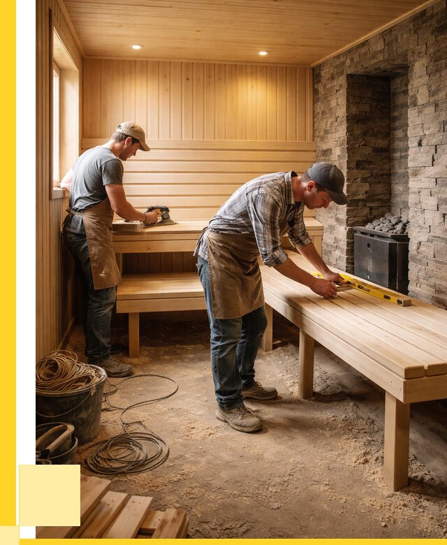 Отделка бани в Новоуральске: внутренняя отделка от 3062 р. | ЭриданНву