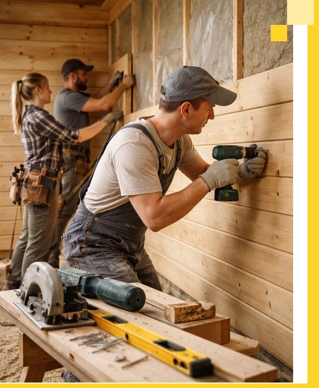 Обшивка бань под ключ в Новоуральске: отделка стен и потолков