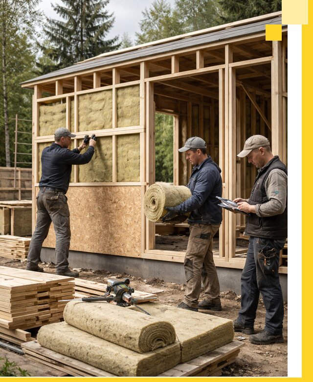 Проектирование и строительство каркасных бань в Новоуральске под ключ