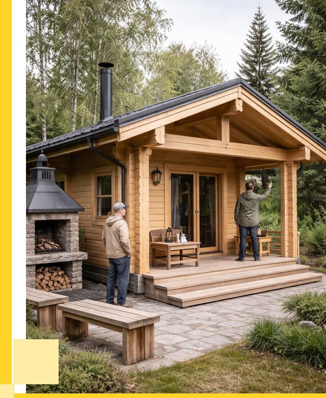 Деревянные бани под ключ в Новоуральске от 459360 р. | ЭриданНву