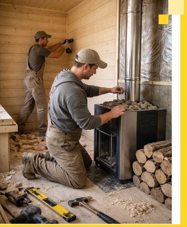 Строительство деревянных бань под ключ в Новоуральске проекты и монтаж