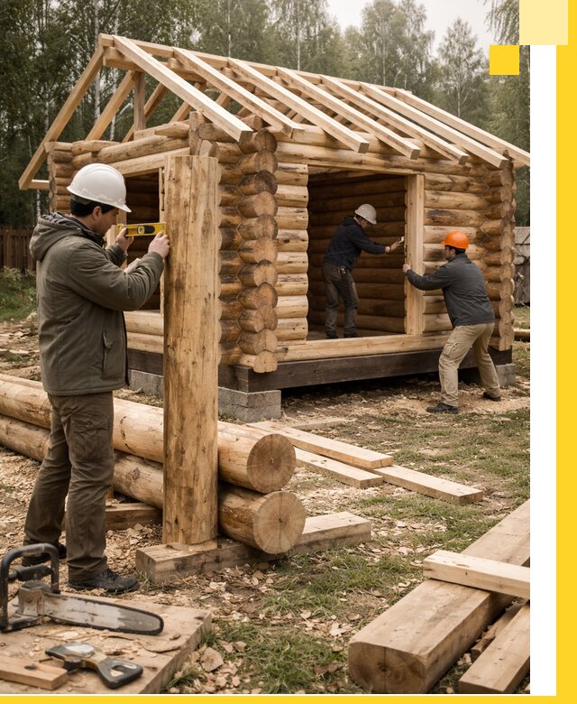 Строительство бань для дачи под ключ в Новоуральске с доставкой и монтажом