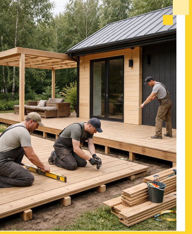 Строительство бань с террасой и бассейном под ключ в Новоуральске