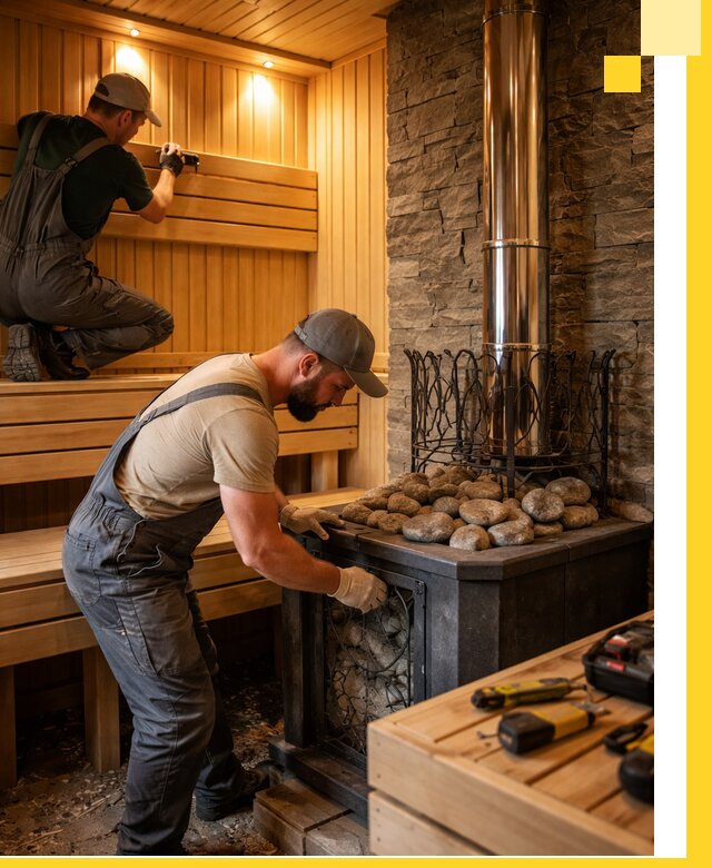 Комплексный дизайн бань, саун и зон отдыха в Новоуральске